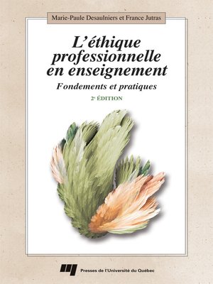 cover image of L'éthique professionnelle en enseignement